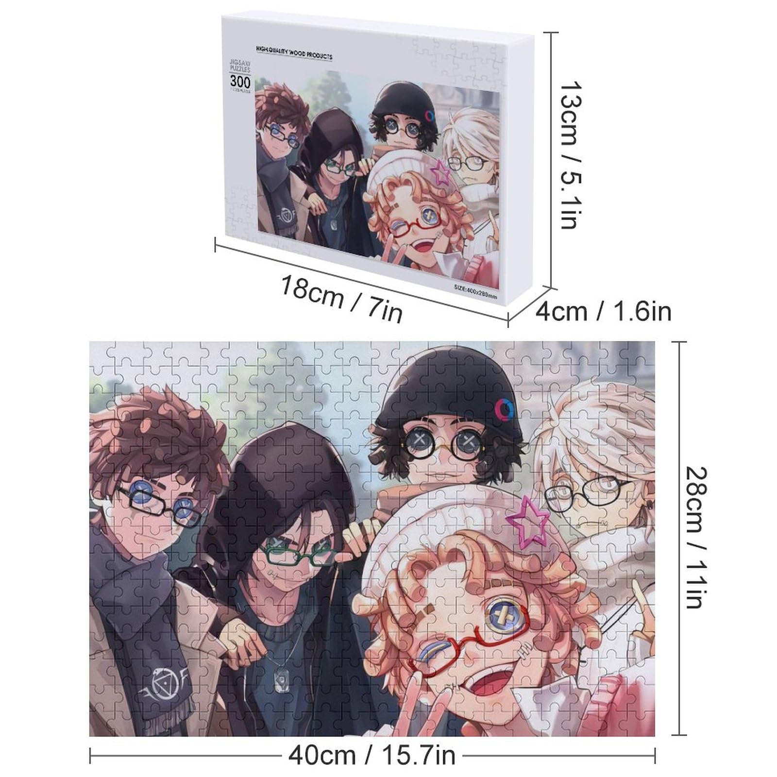 Amazon | 第五人格 Identity V ジグソーパズル 木製 パズル300ピース